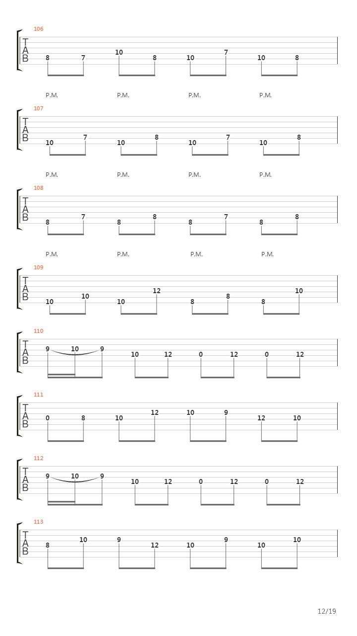 Separate And Coalesce吉他谱