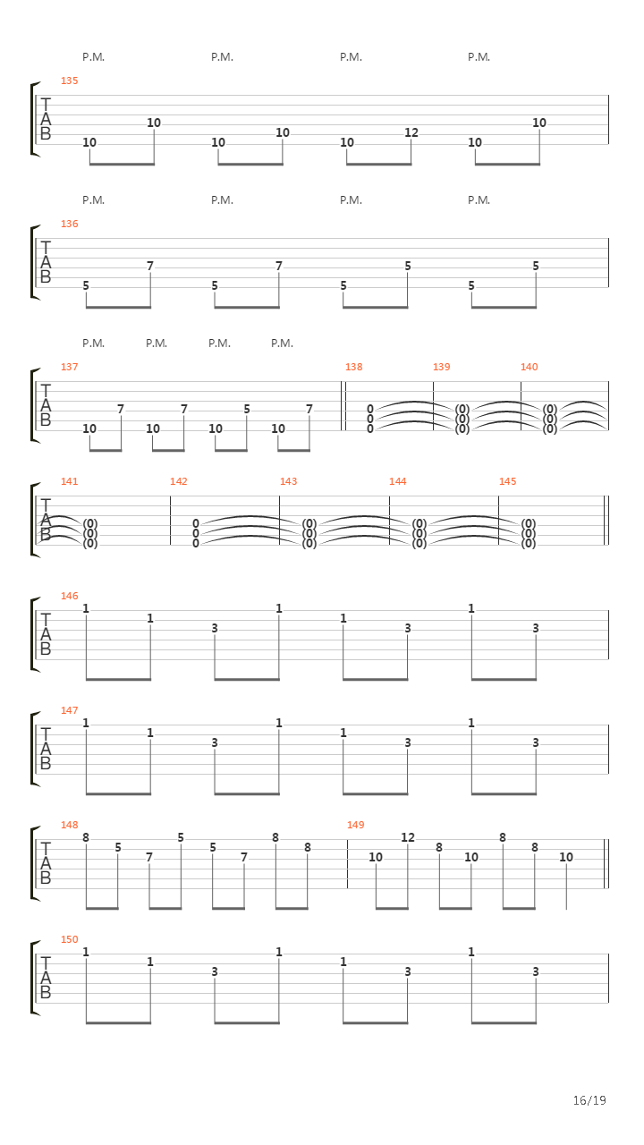 Separate And Coalesce吉他谱