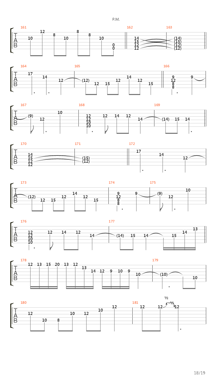 Separate And Coalesce吉他谱