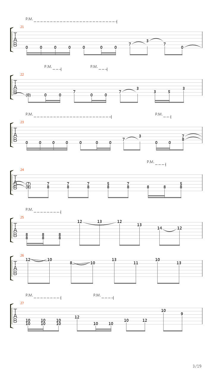 Separate And Coalesce吉他谱