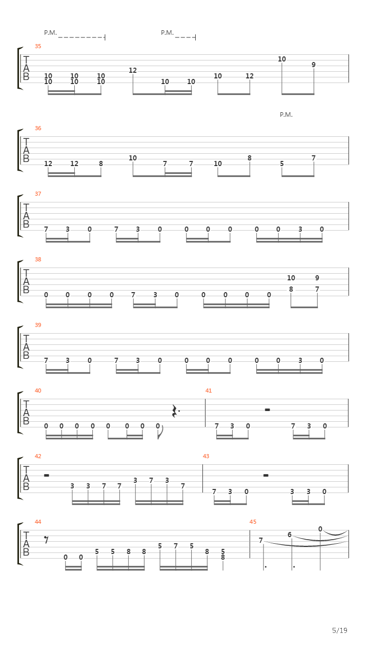 Separate And Coalesce吉他谱