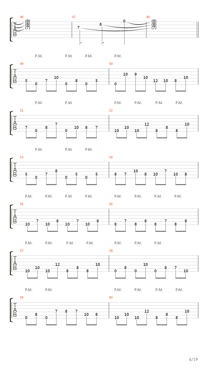 Separate And Coalesce吉他谱