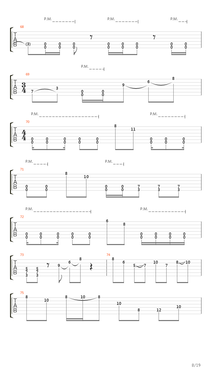 Separate And Coalesce吉他谱