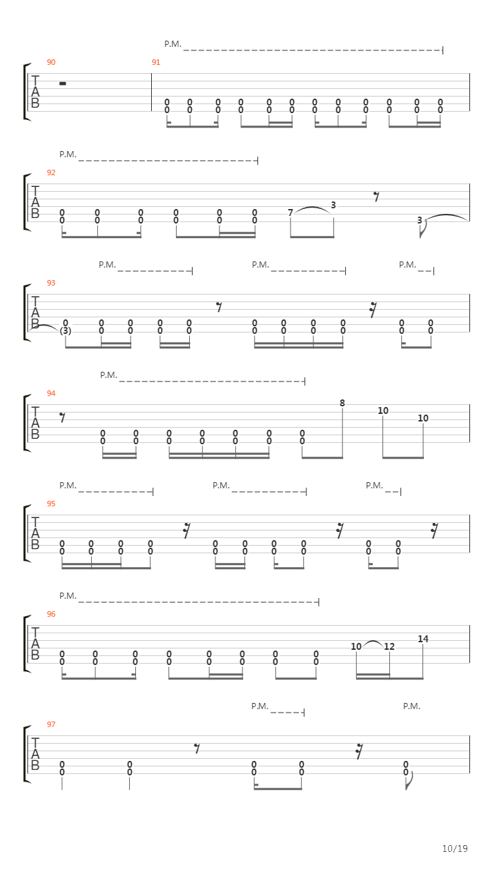 Separate And Coalesce吉他谱