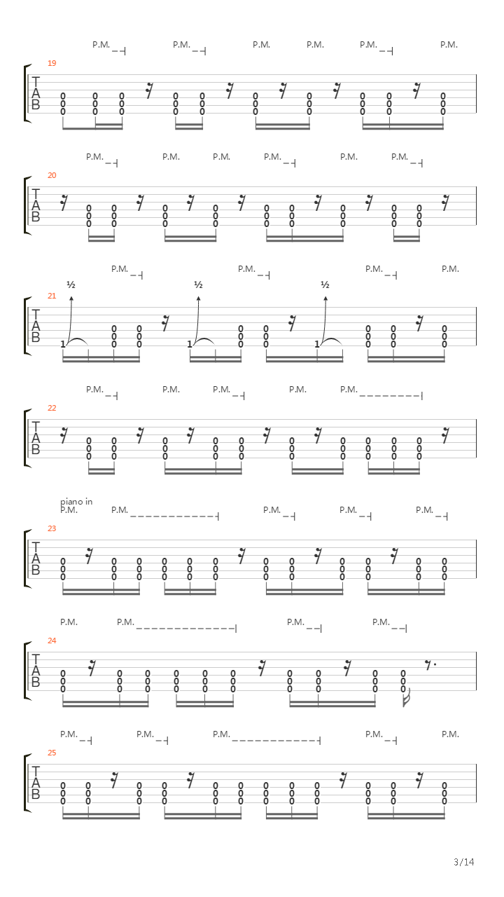 Seven吉他谱