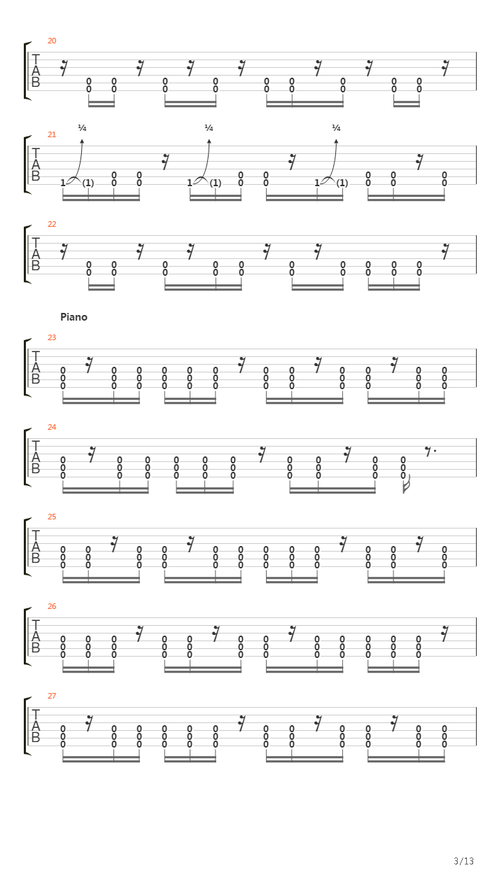 Seven吉他谱