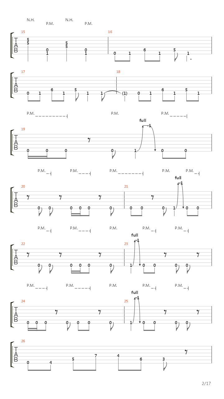 Vaalbara吉他谱