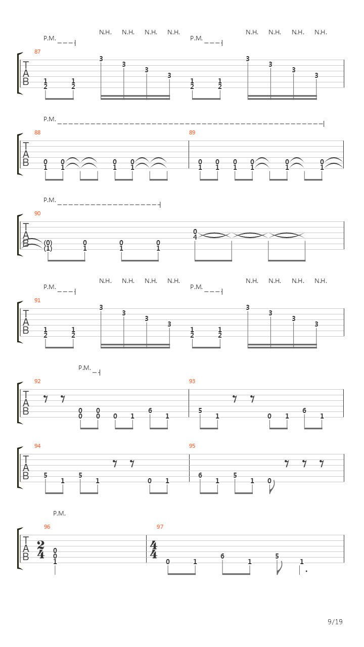 Vaalbara吉他谱