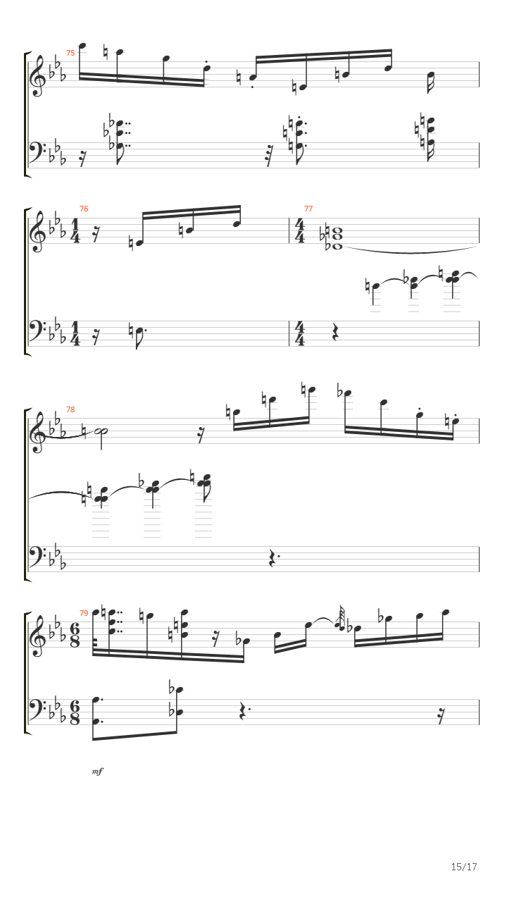 Tarkus Part I - Eruption吉他谱