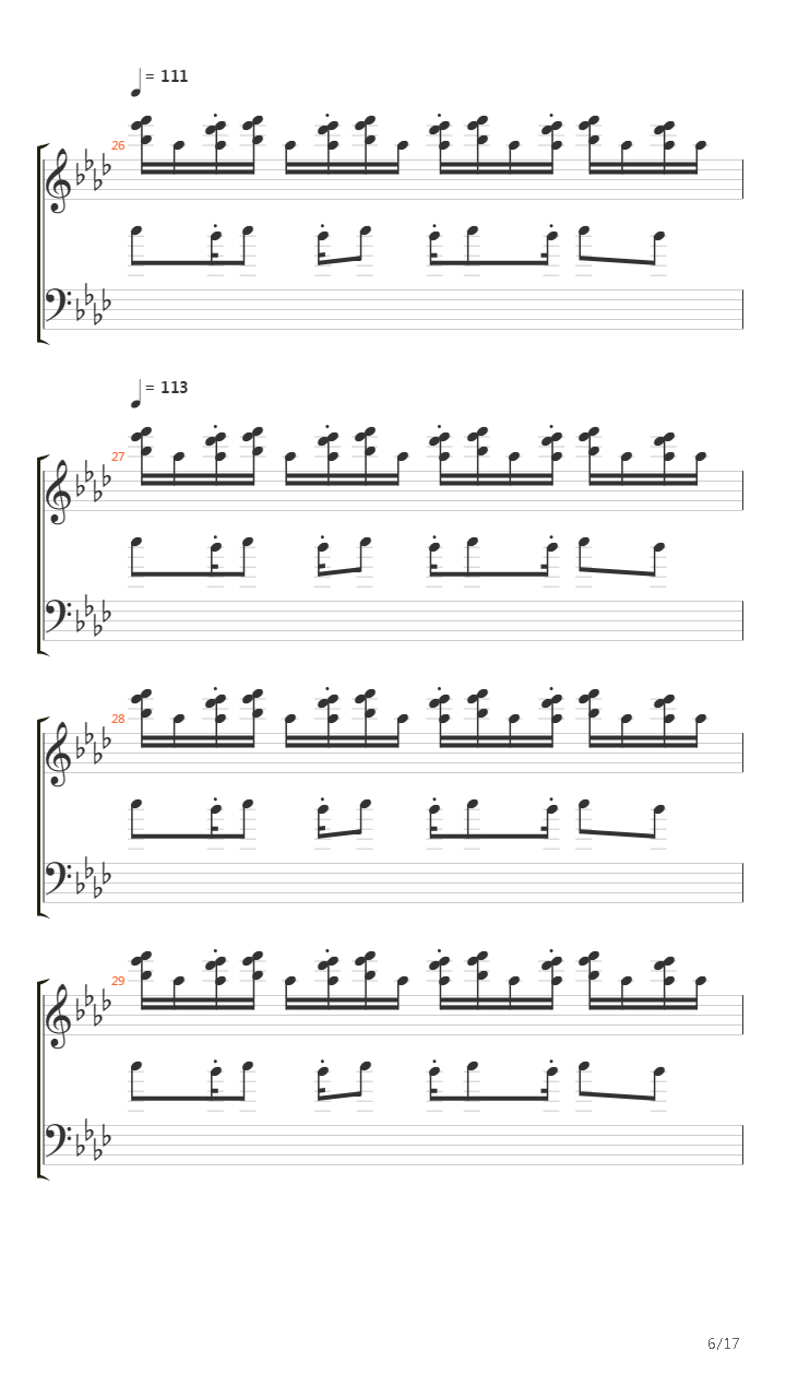 Tarkus Part I - Eruption吉他谱