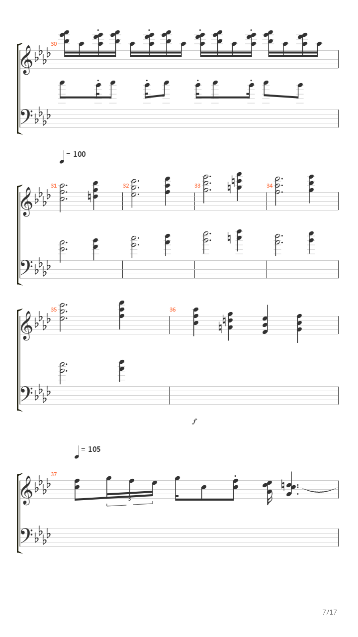 Tarkus Part I - Eruption吉他谱