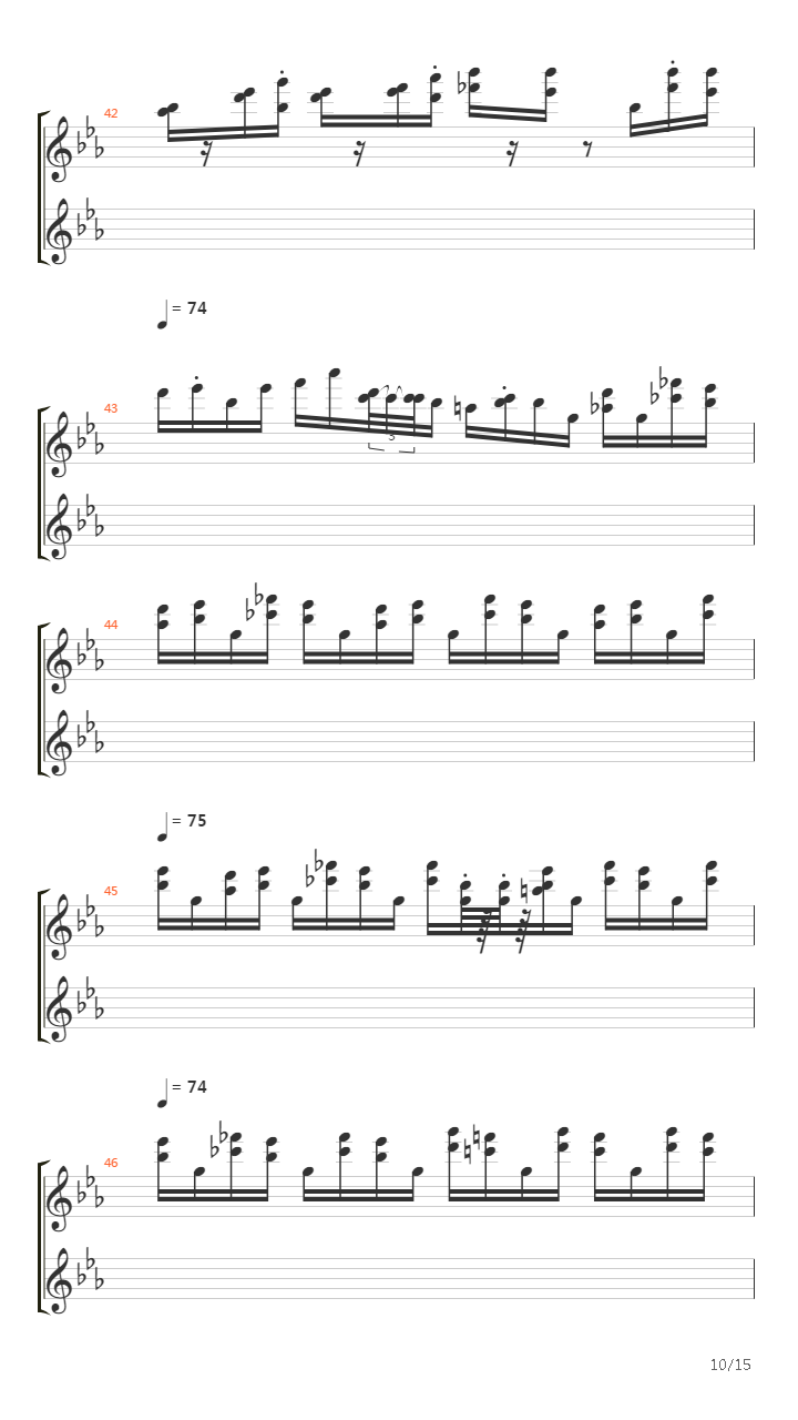 Tarkus Part Ii - Stones Of Years吉他谱