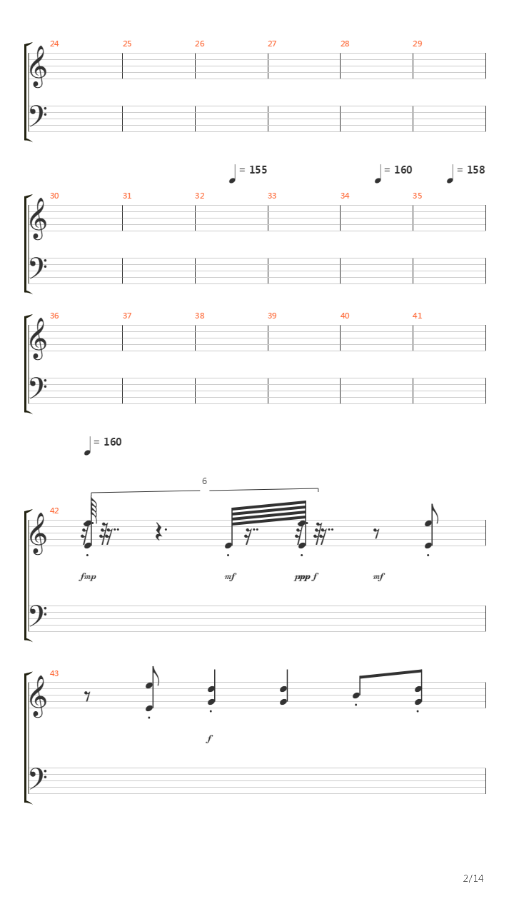 Tarkus Part Iv - Mass吉他谱