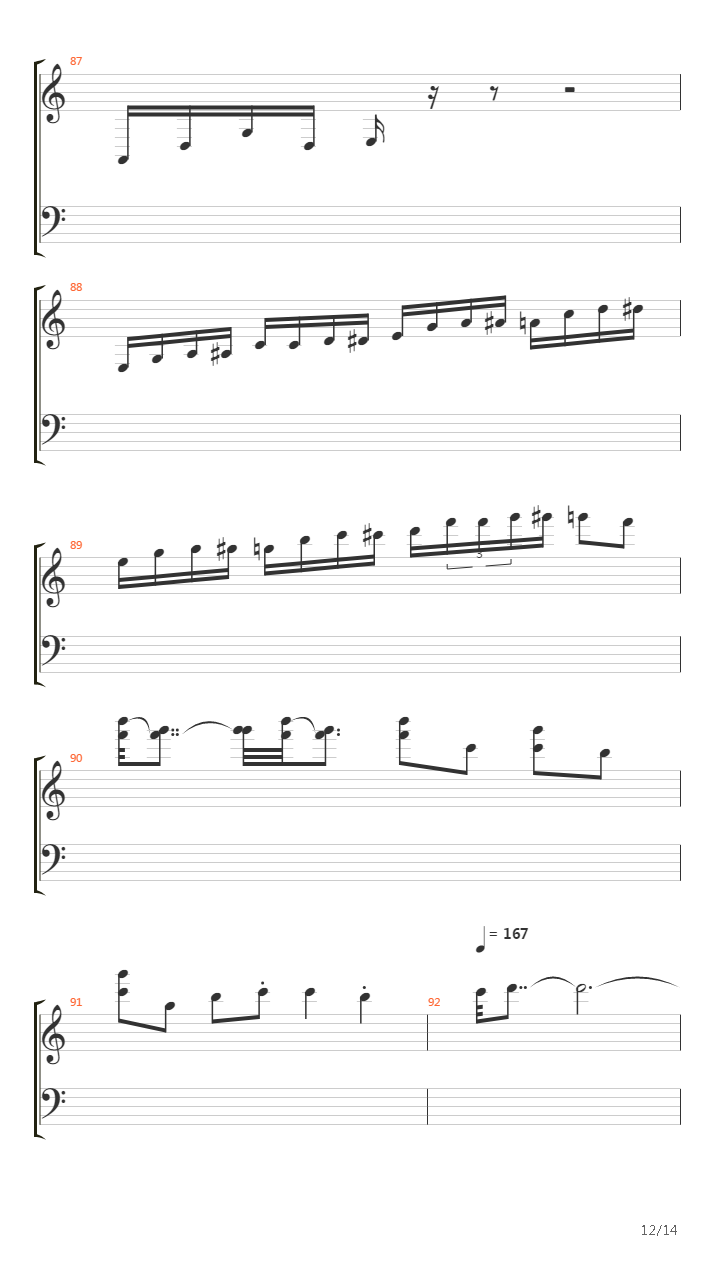 Tarkus Part Iv - Mass吉他谱