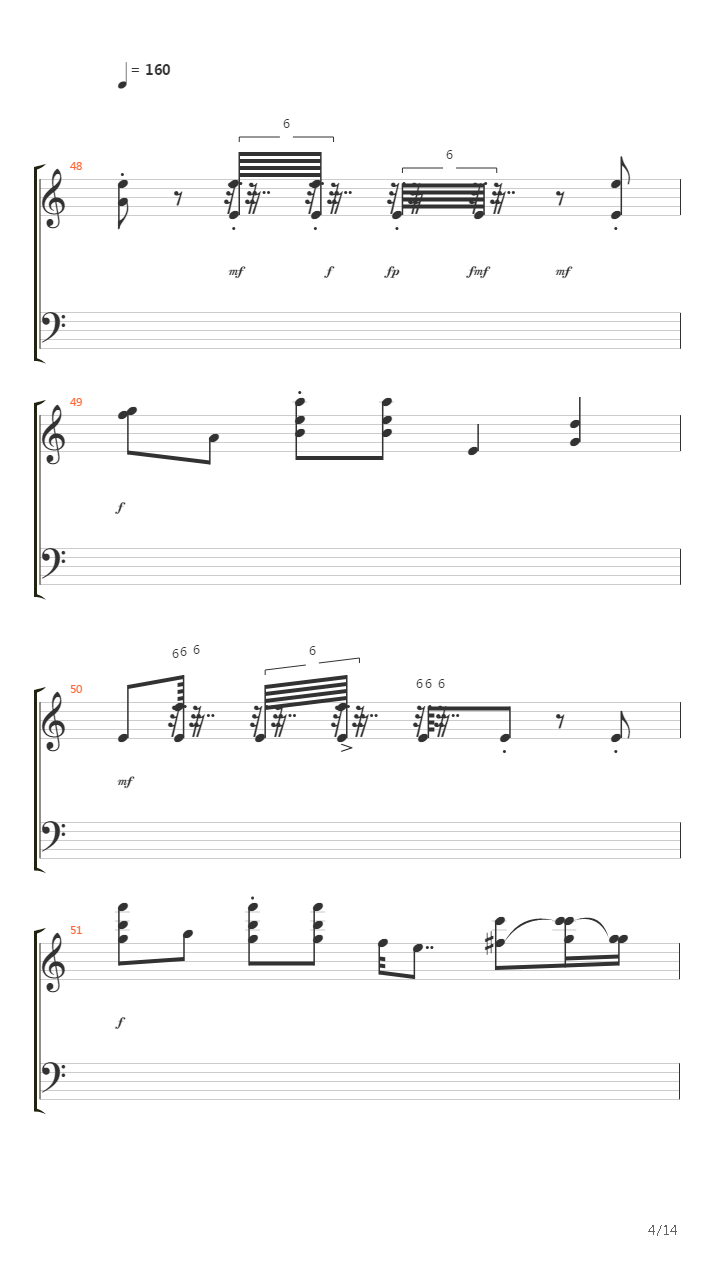 Tarkus Part Iv - Mass吉他谱