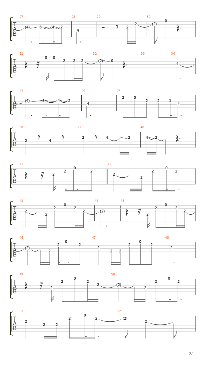 Rose吉他谱