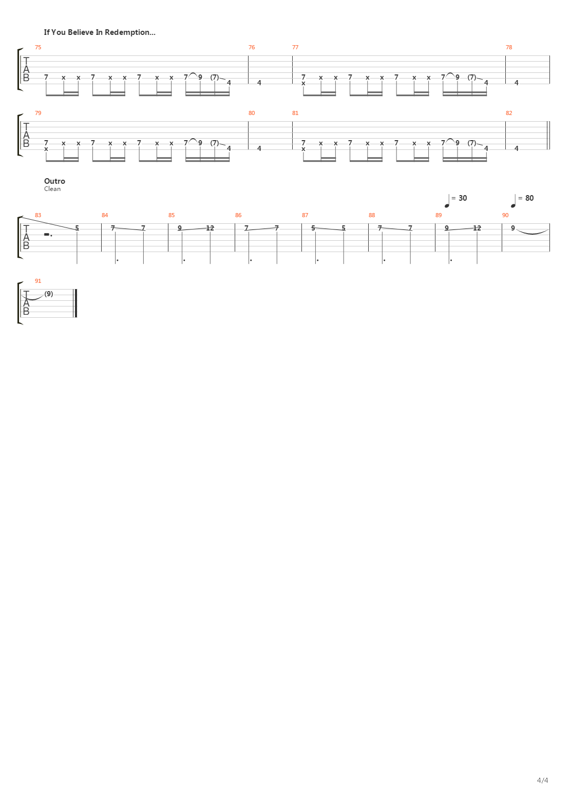 Rise吉他谱