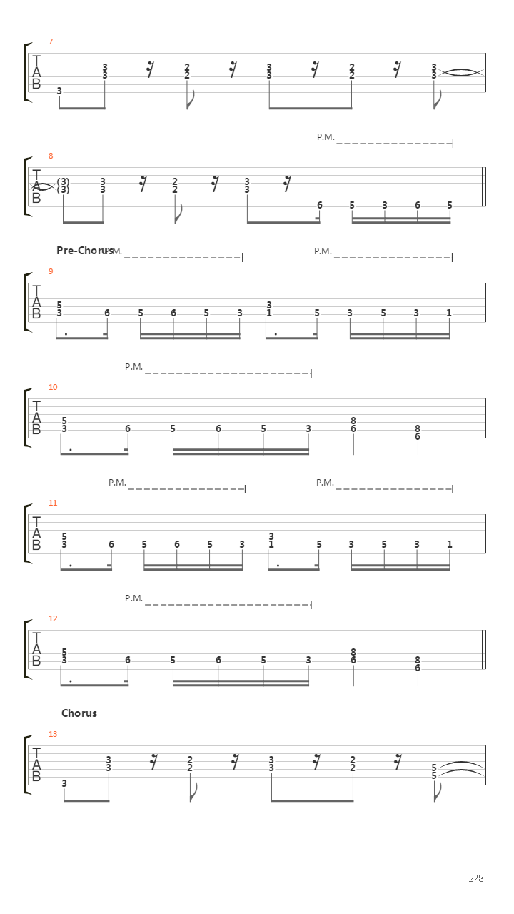 Fade To Black吉他谱