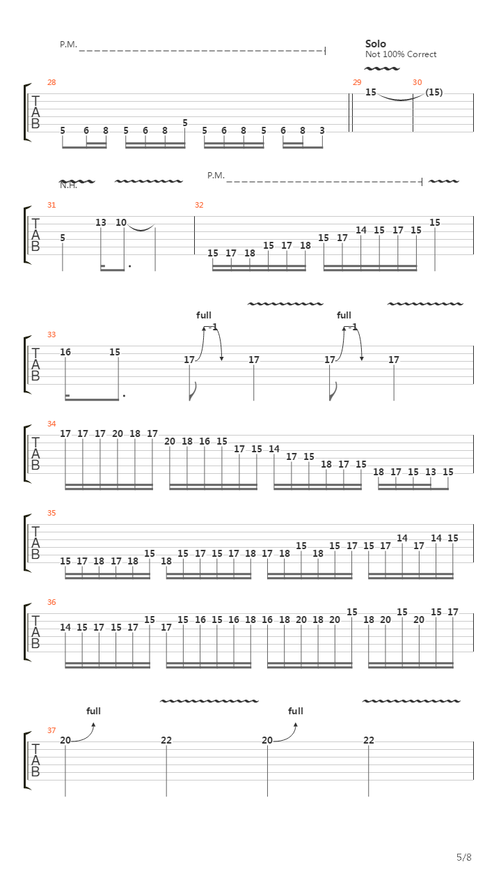 Fade To Black吉他谱