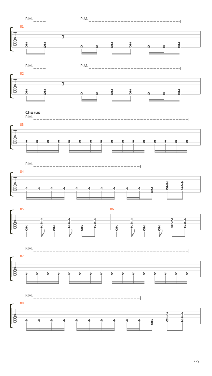 Me吉他谱