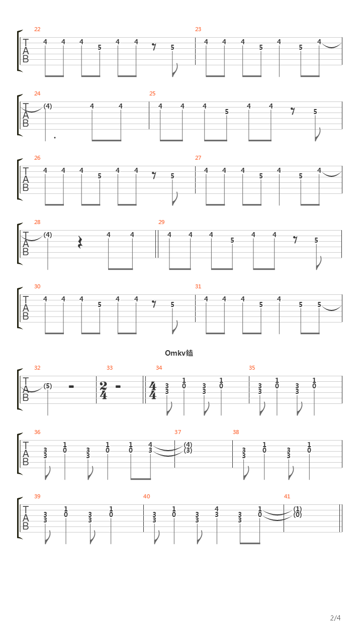 Get On The Train吉他谱