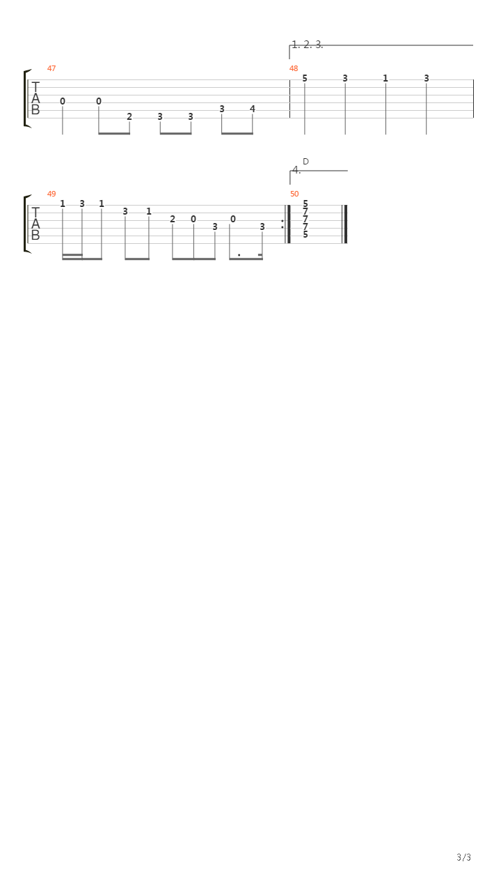 Rabalderstrde吉他谱