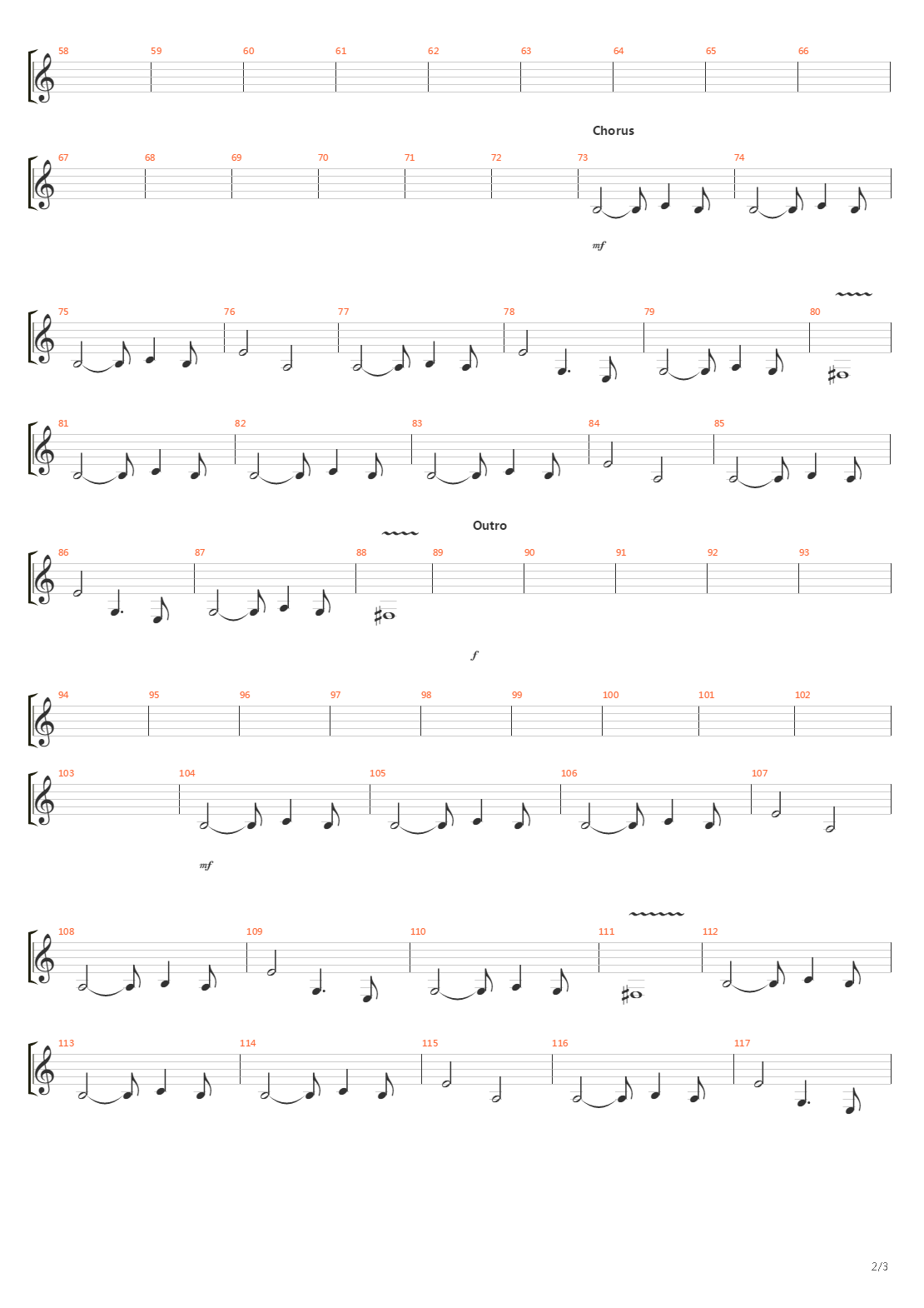 Crucified吉他谱