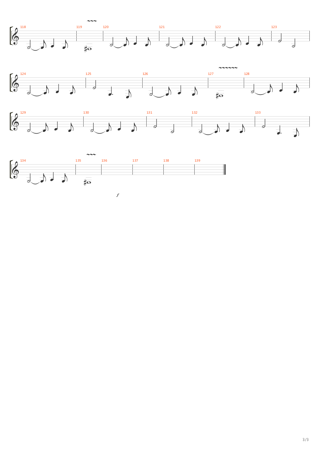 Crucified吉他谱