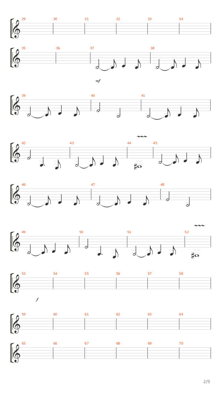 Crucified吉他谱