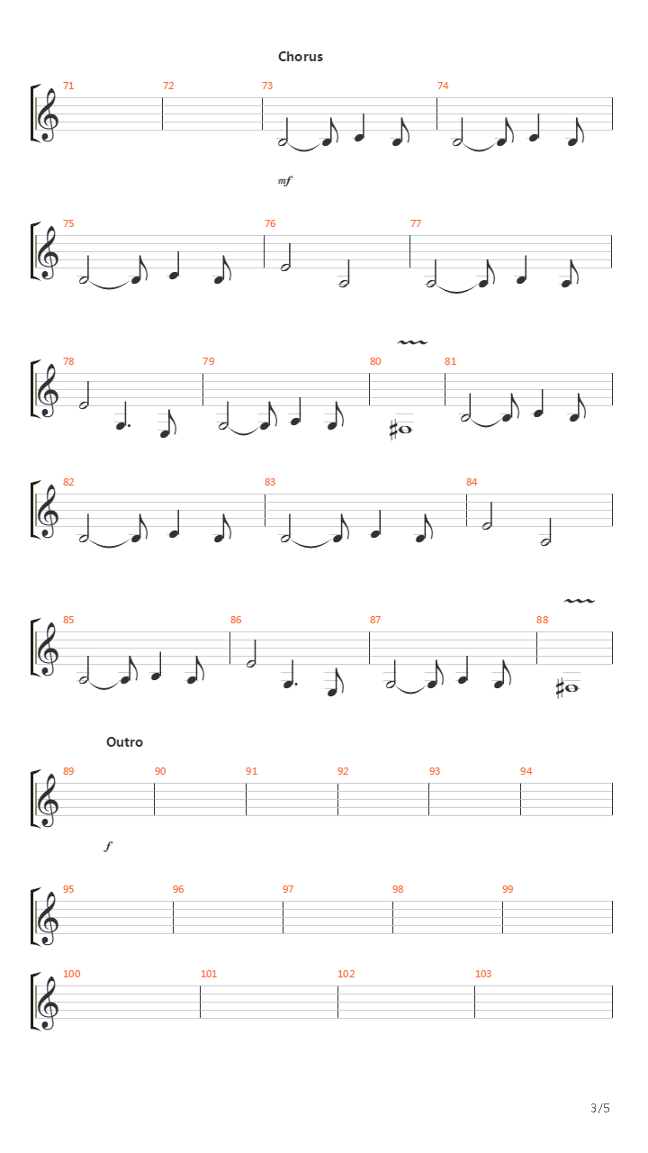 Crucified吉他谱