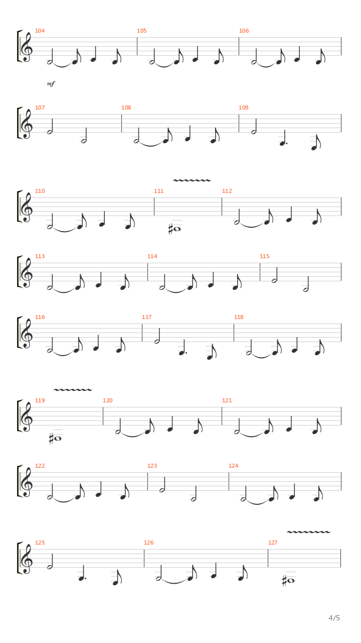 Crucified吉他谱