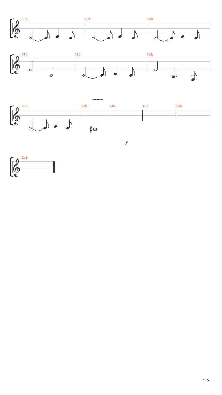 Crucified吉他谱