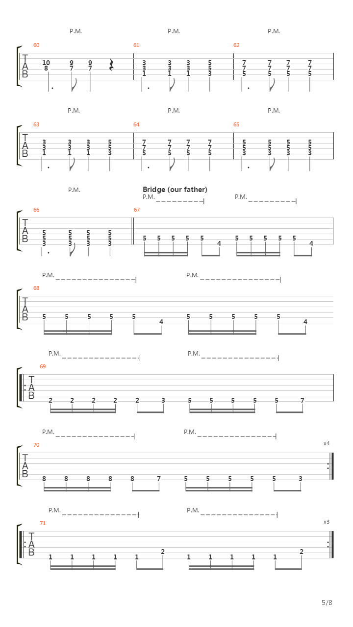 Ritual吉他谱