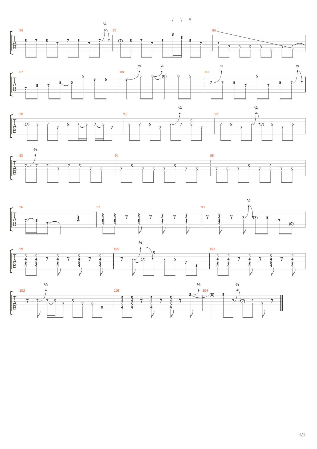 In The Open吉他谱