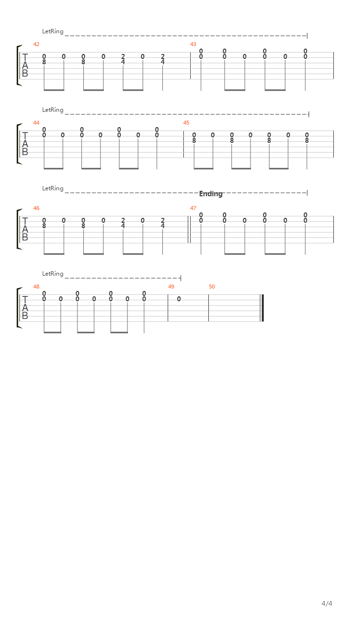 Forgotten吉他谱