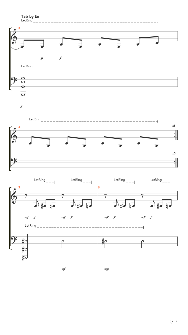 Shrink吉他谱