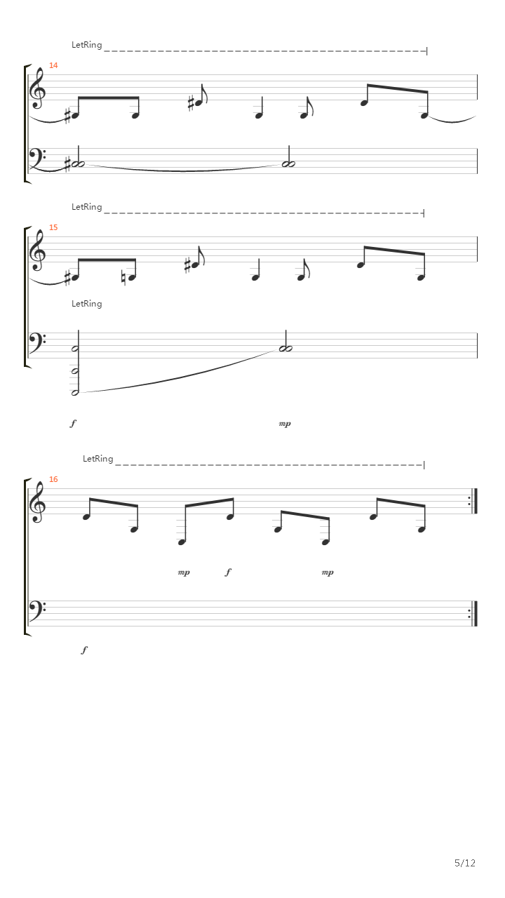 Shrink吉他谱