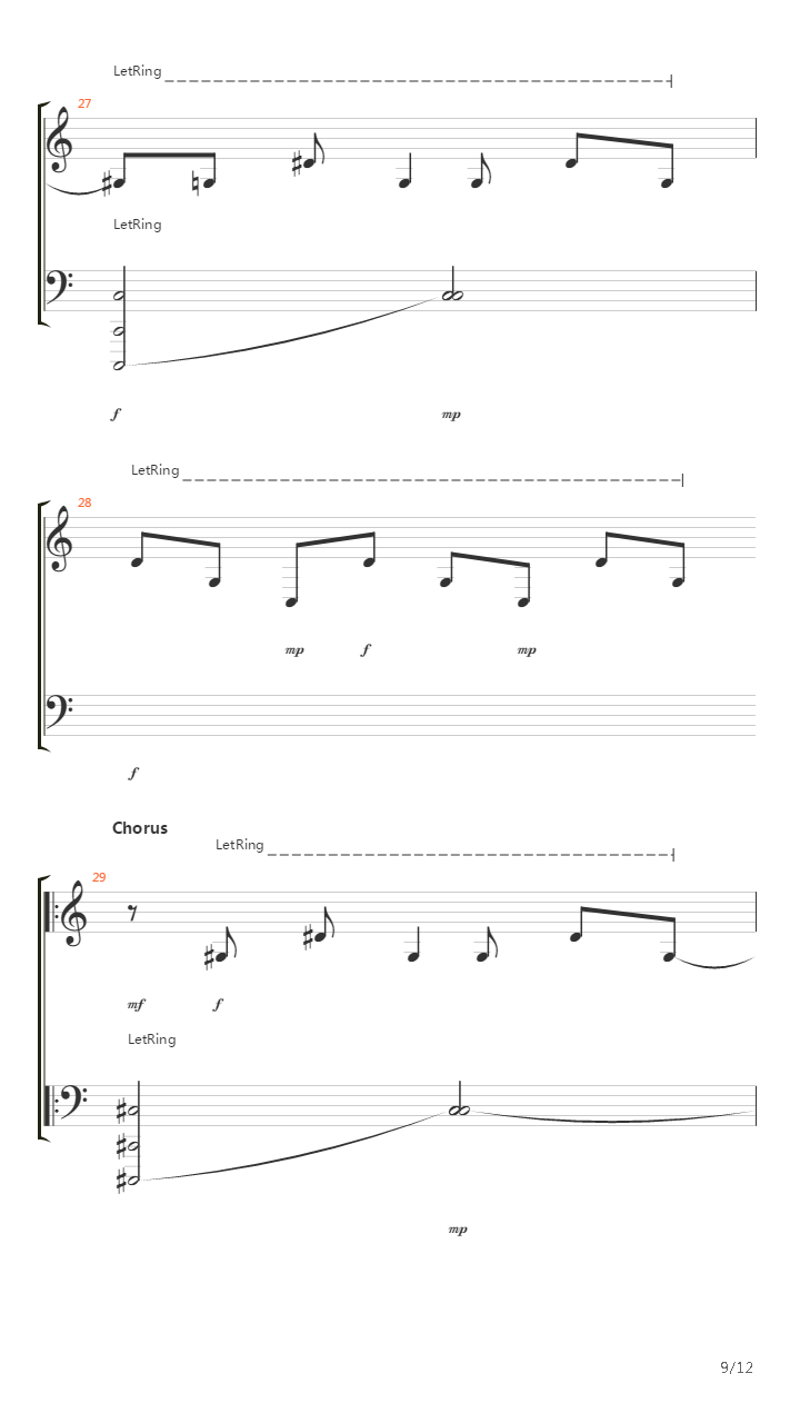 Shrink吉他谱