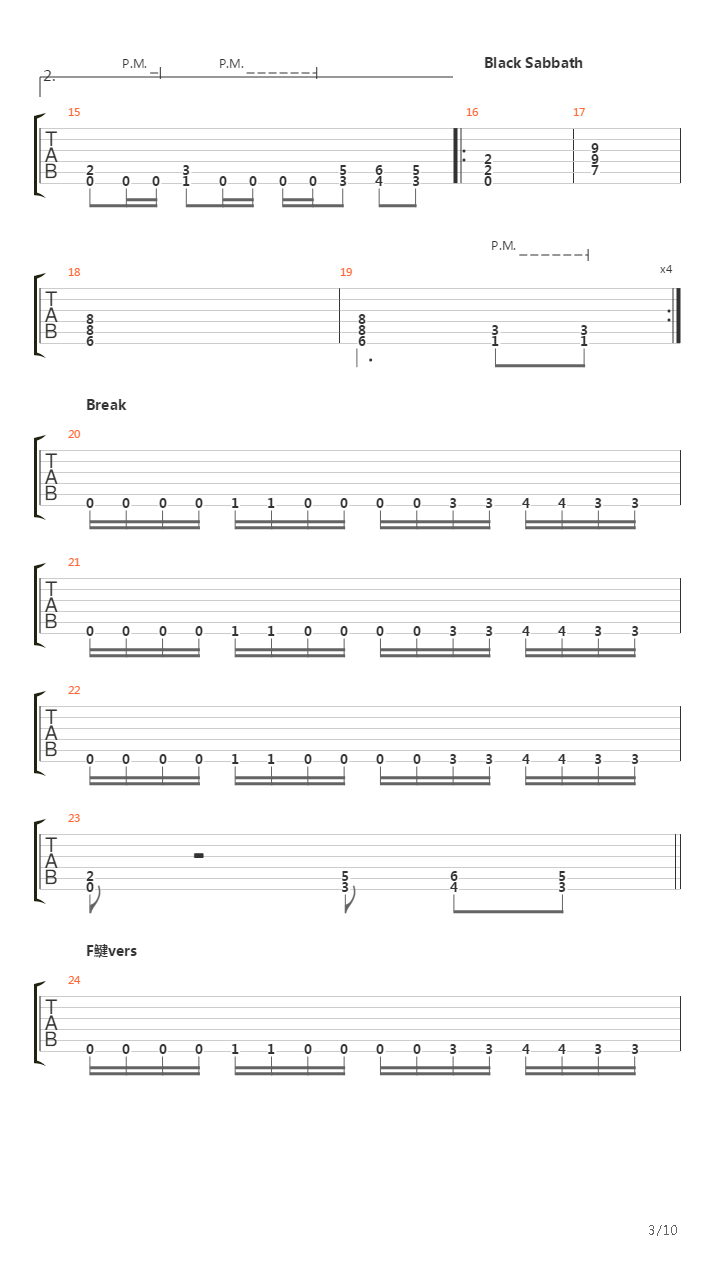 Into The Grave吉他谱