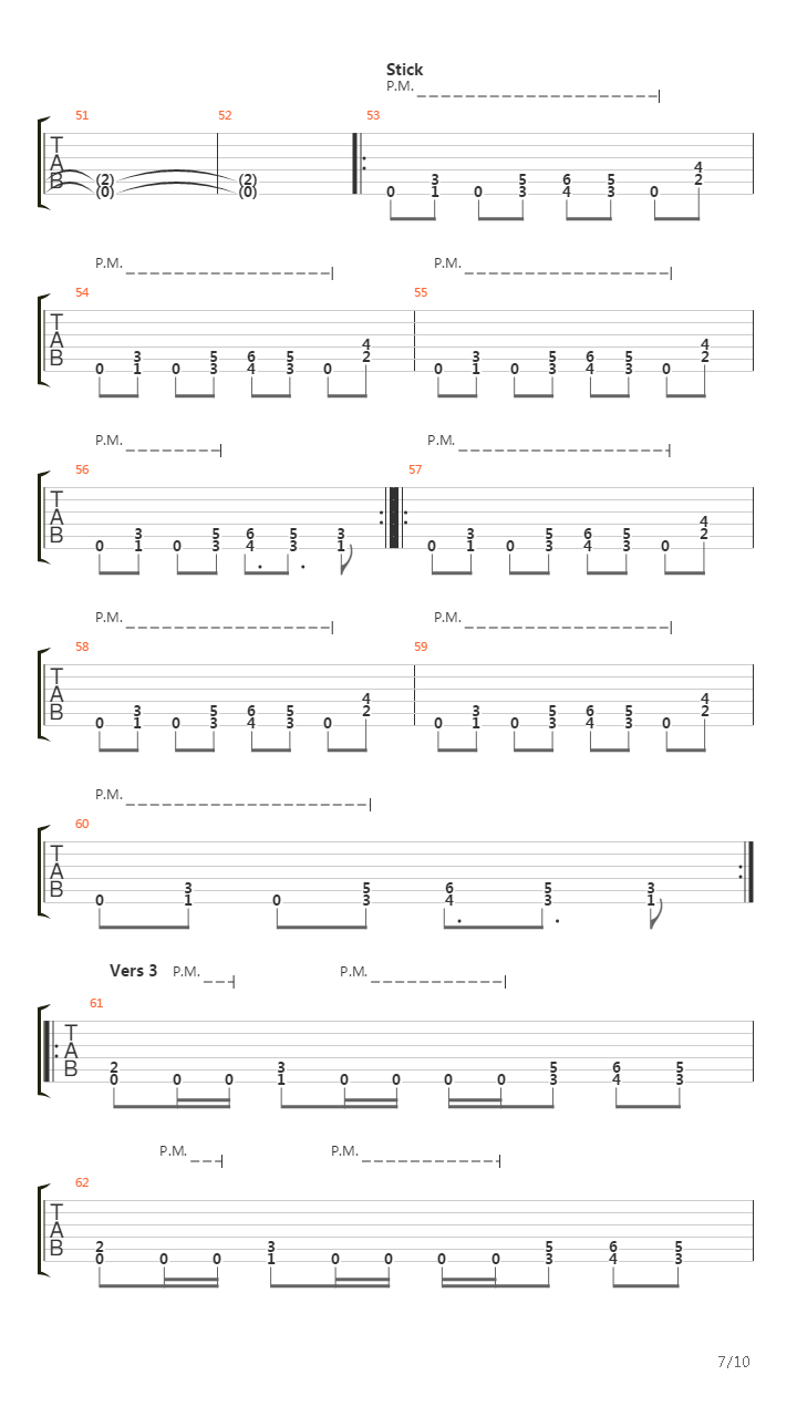 Into The Grave吉他谱