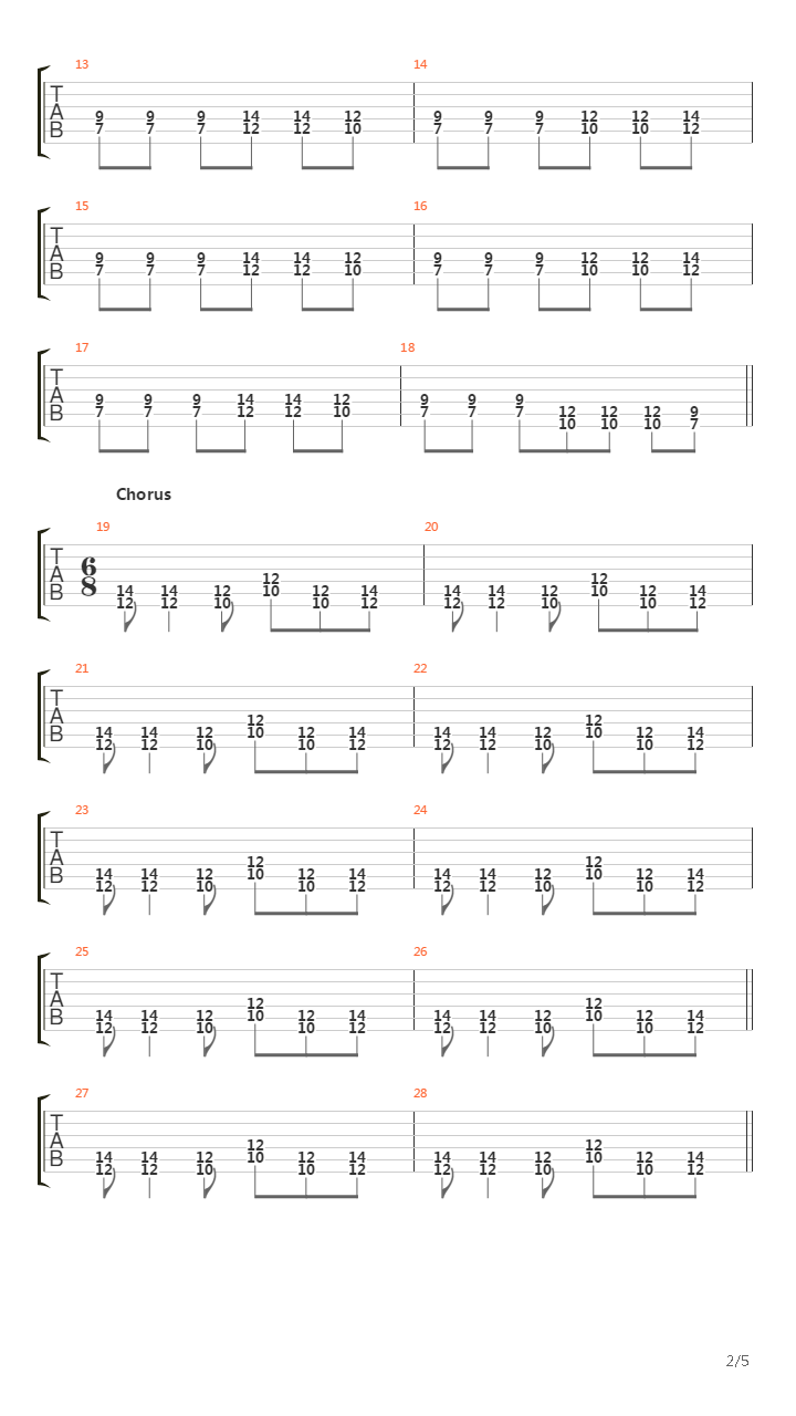 Lost In Confusion吉他谱