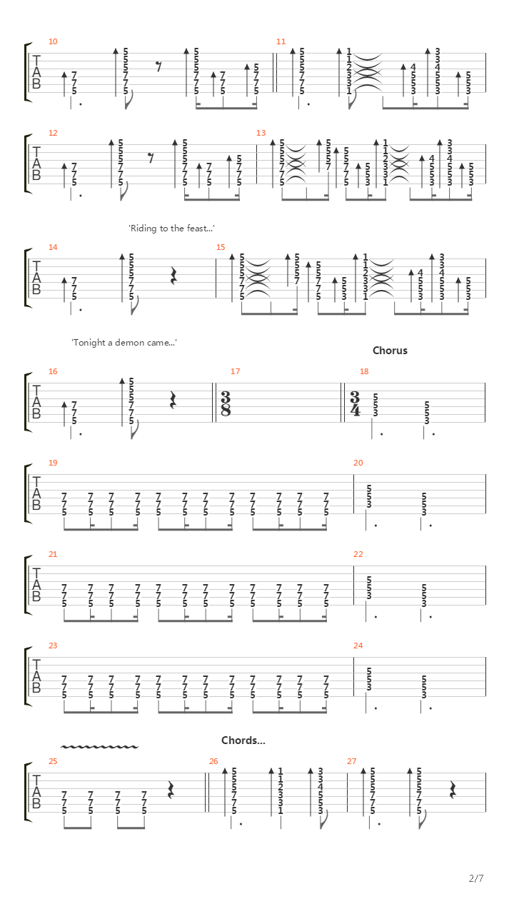 The Siren吉他谱