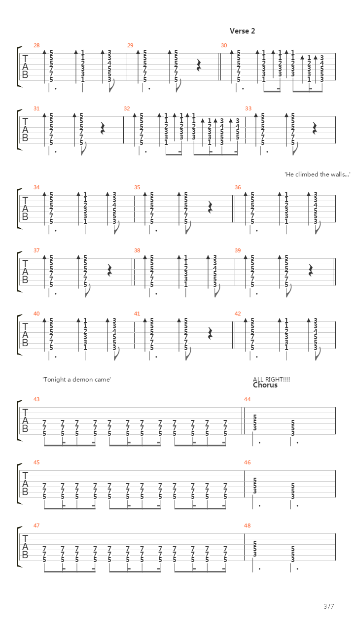 The Siren吉他谱