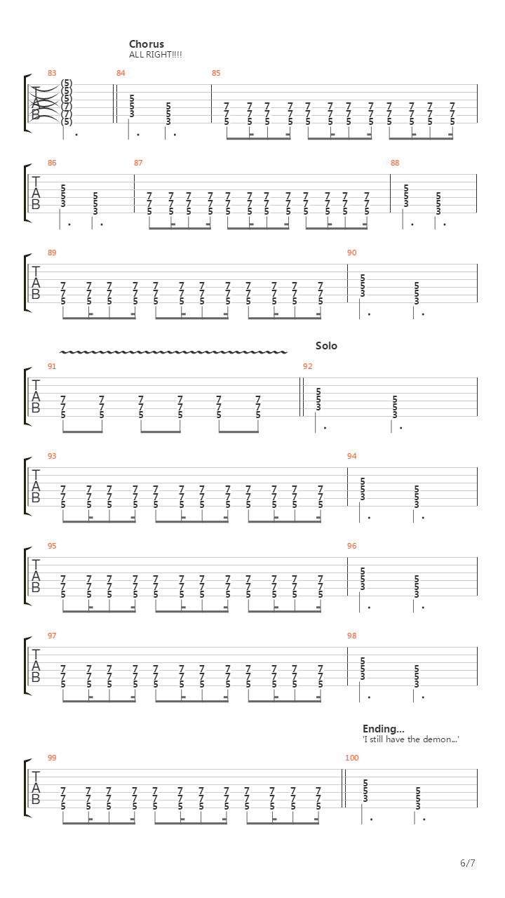 The Siren吉他谱