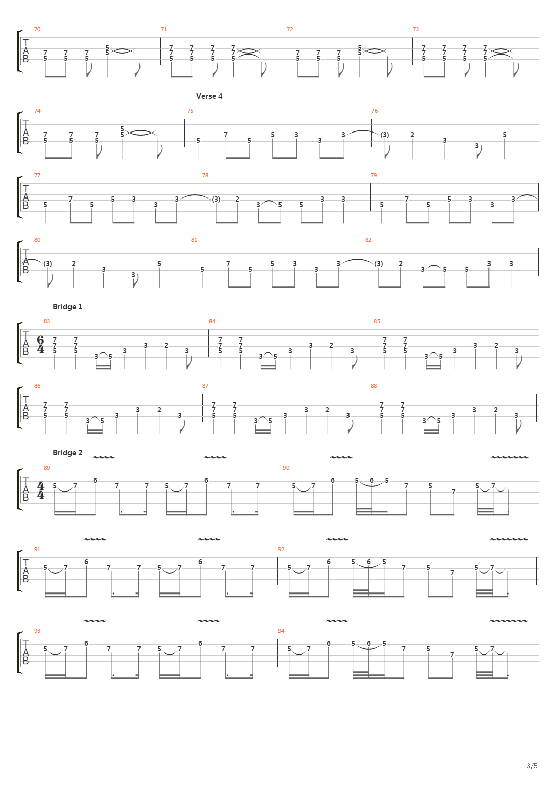 Thin Line吉他谱