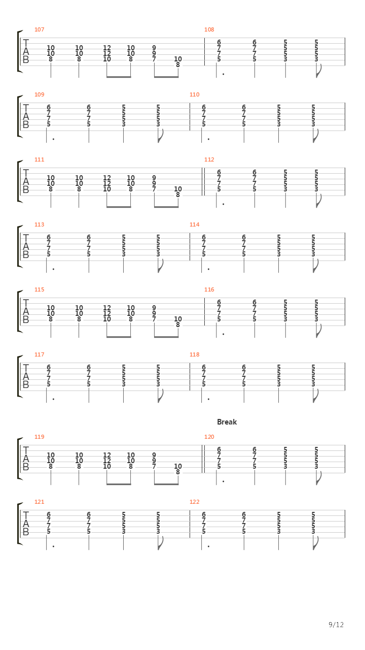 Thin Line吉他谱