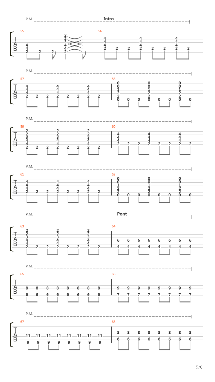 Long Road吉他谱