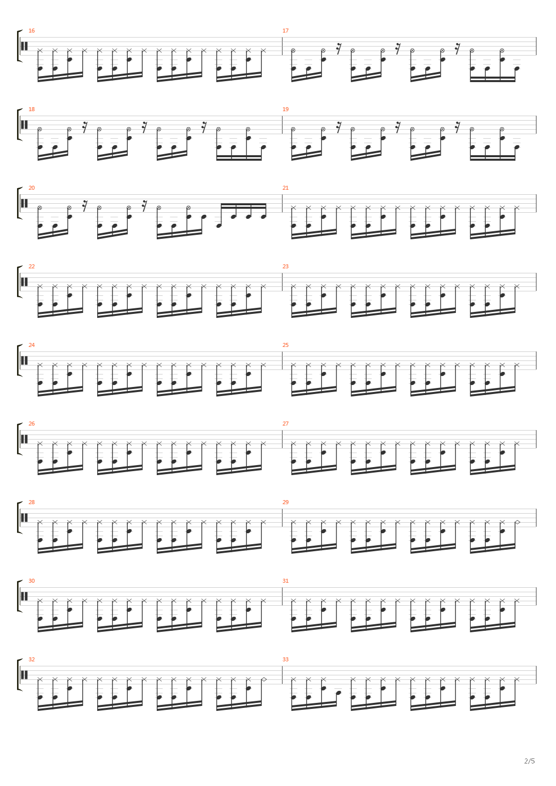 Counting吉他谱