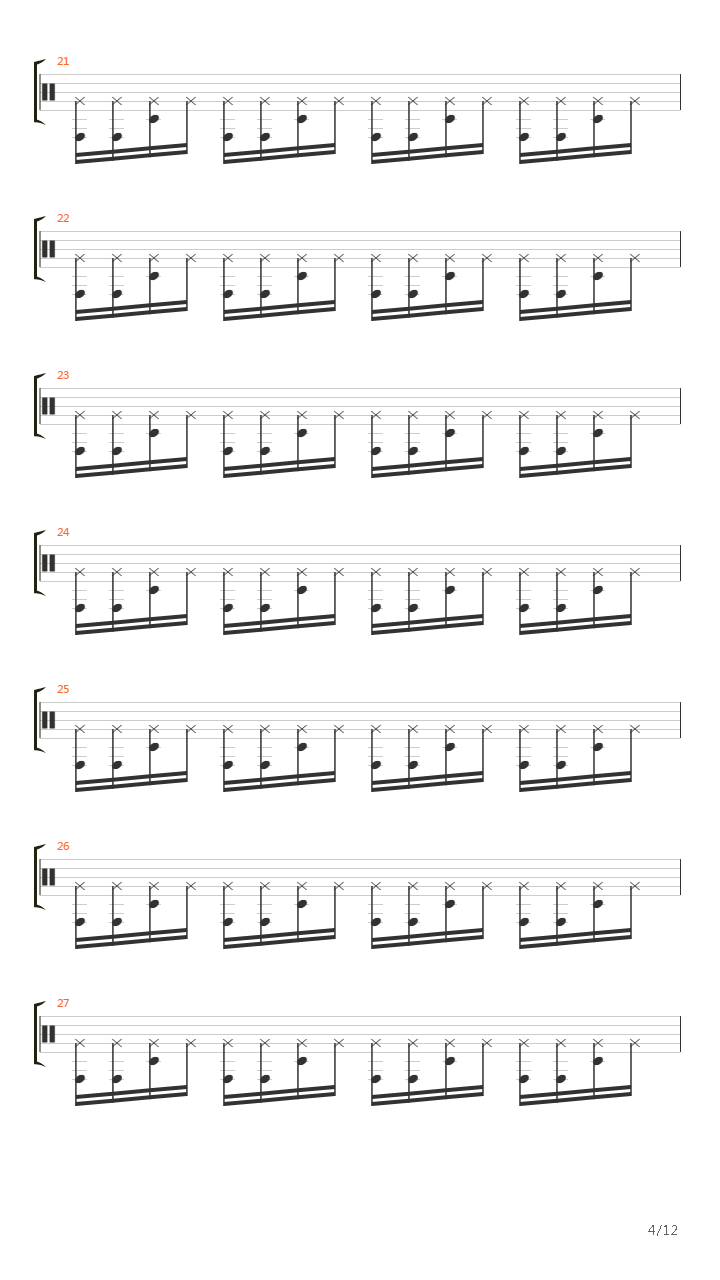 Counting吉他谱