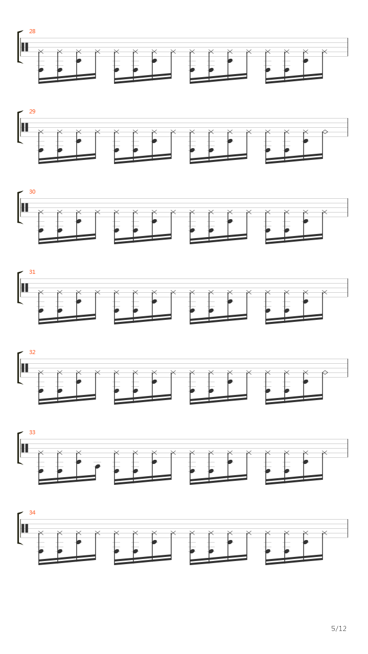Counting吉他谱